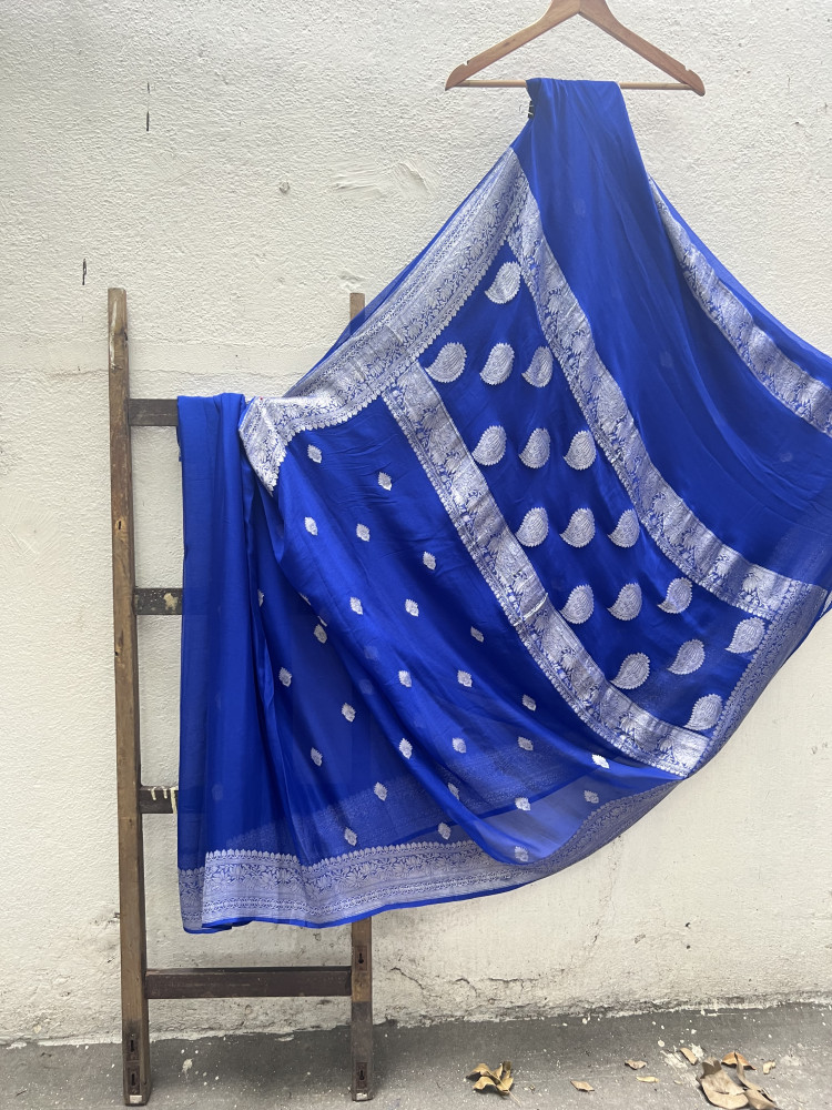 Image of Banarasi Khaddi Georgette Saree