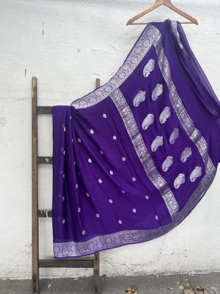 Banarasi Khaddi Georgette Saree