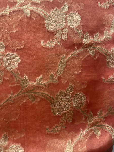 Chanderi Silk Banarasi unstitched Dress Material