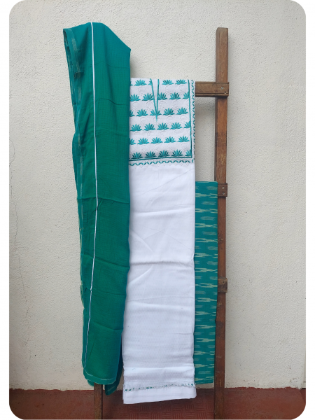 Jacquard Cotton Dress Material