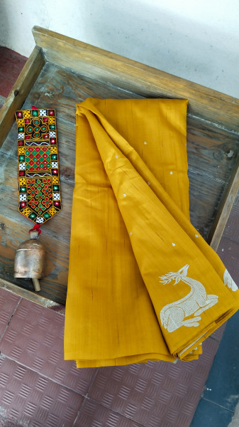 Matka Cotton and Silk Sarees with Embroidery