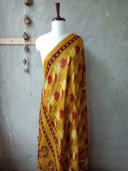 Modal Silk Block Print Dupatta