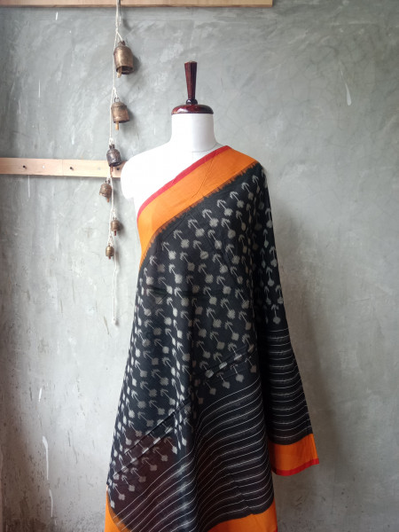 Ikat Handwoven Dupatta