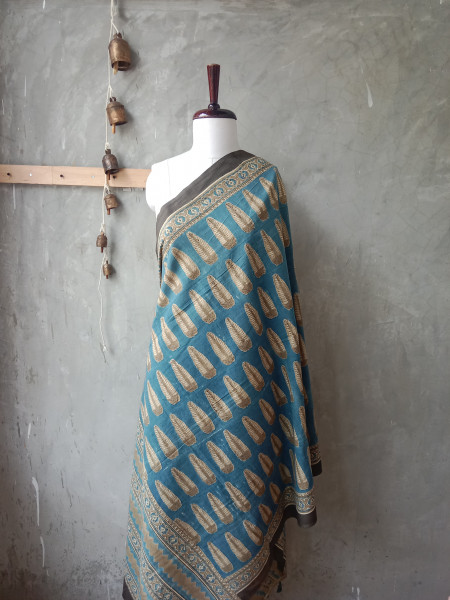 Special Ajrak Block Print Dupatta