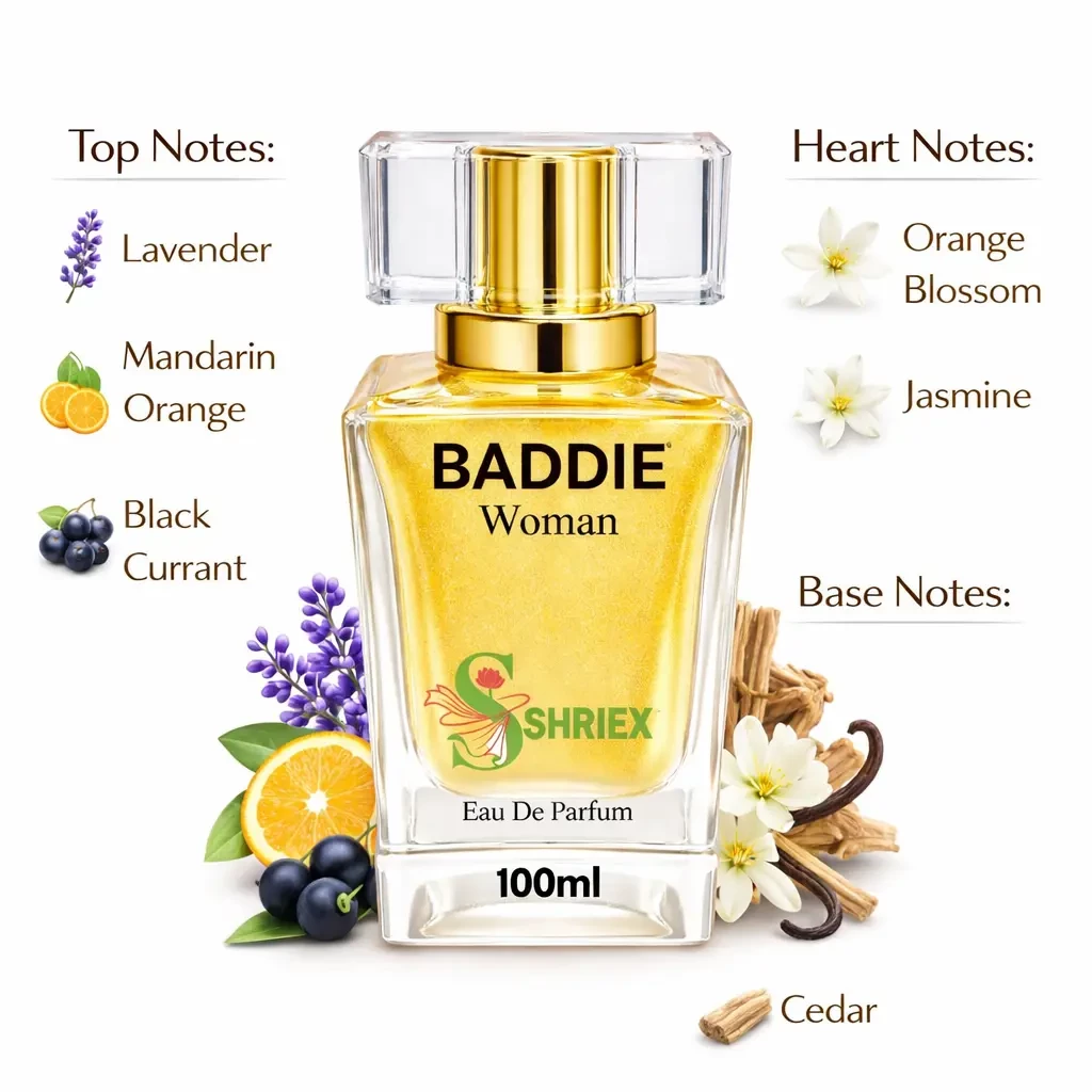 baddie by shriex unisex long lasting luxury perfume