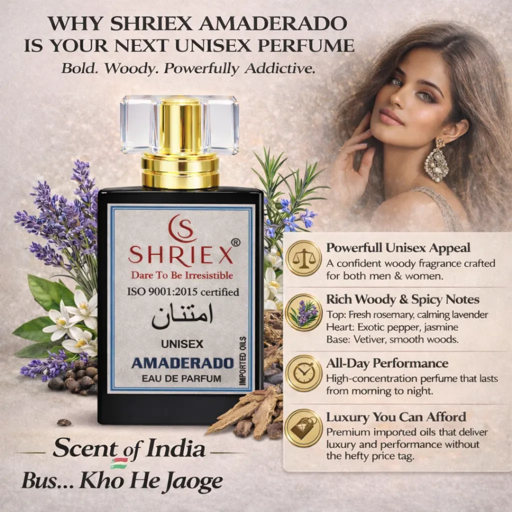 Amadrado Unisex Luxury Long-Lasting Perfume - 50 ml notes