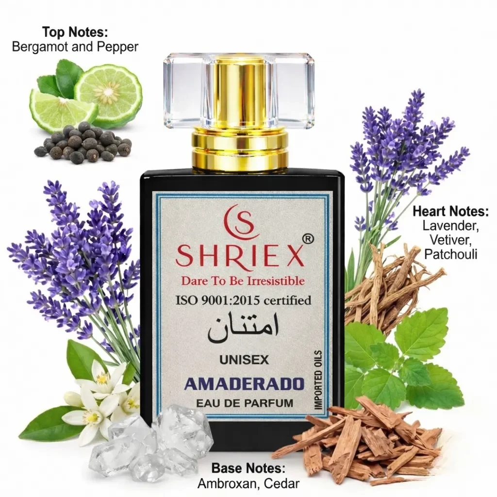 Amadrado Unisex Luxury Long-Lasting Perfume - 50 ml notes