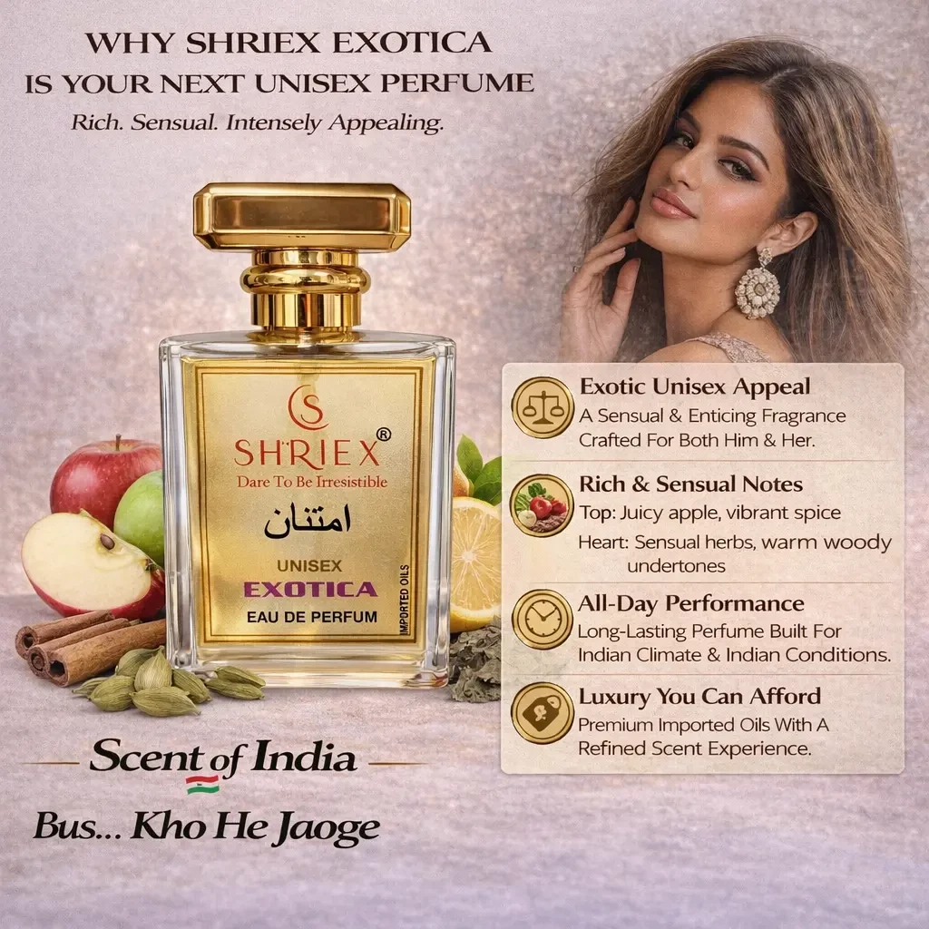 Exotica Unisex Luxury Long-Lasting Perfume 50 ml notes