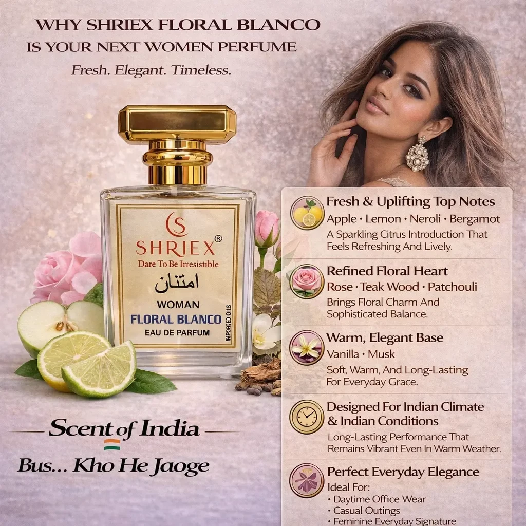 Floral Blanco Women Luxury Long-Lasting Perfume 50 ml