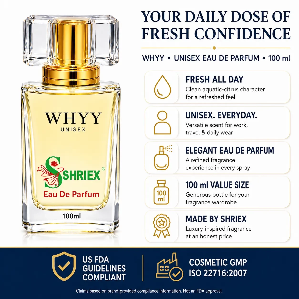WHYY by shriex unisex long lasting luxury perfume notes