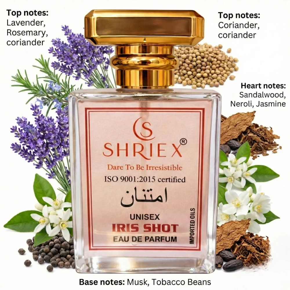 Image of Iris Shot Unisex Luxury Long-Lasting Perfume 50 ml