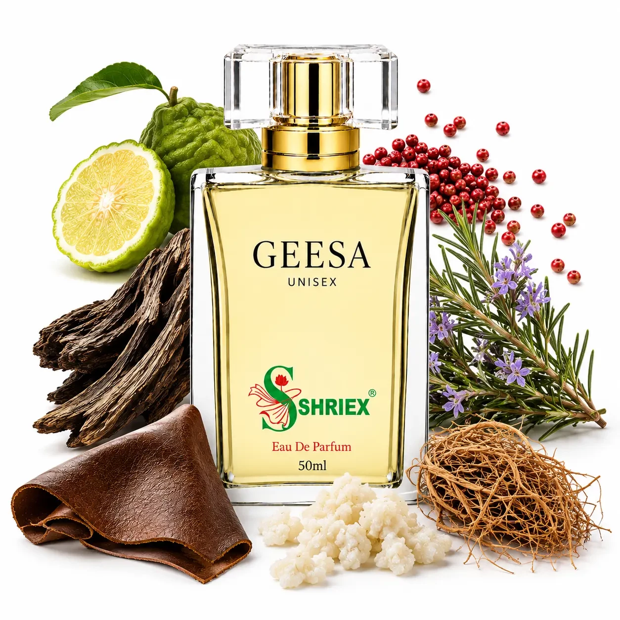 GEESA by shriex unisex long lasting luxury perfume notes