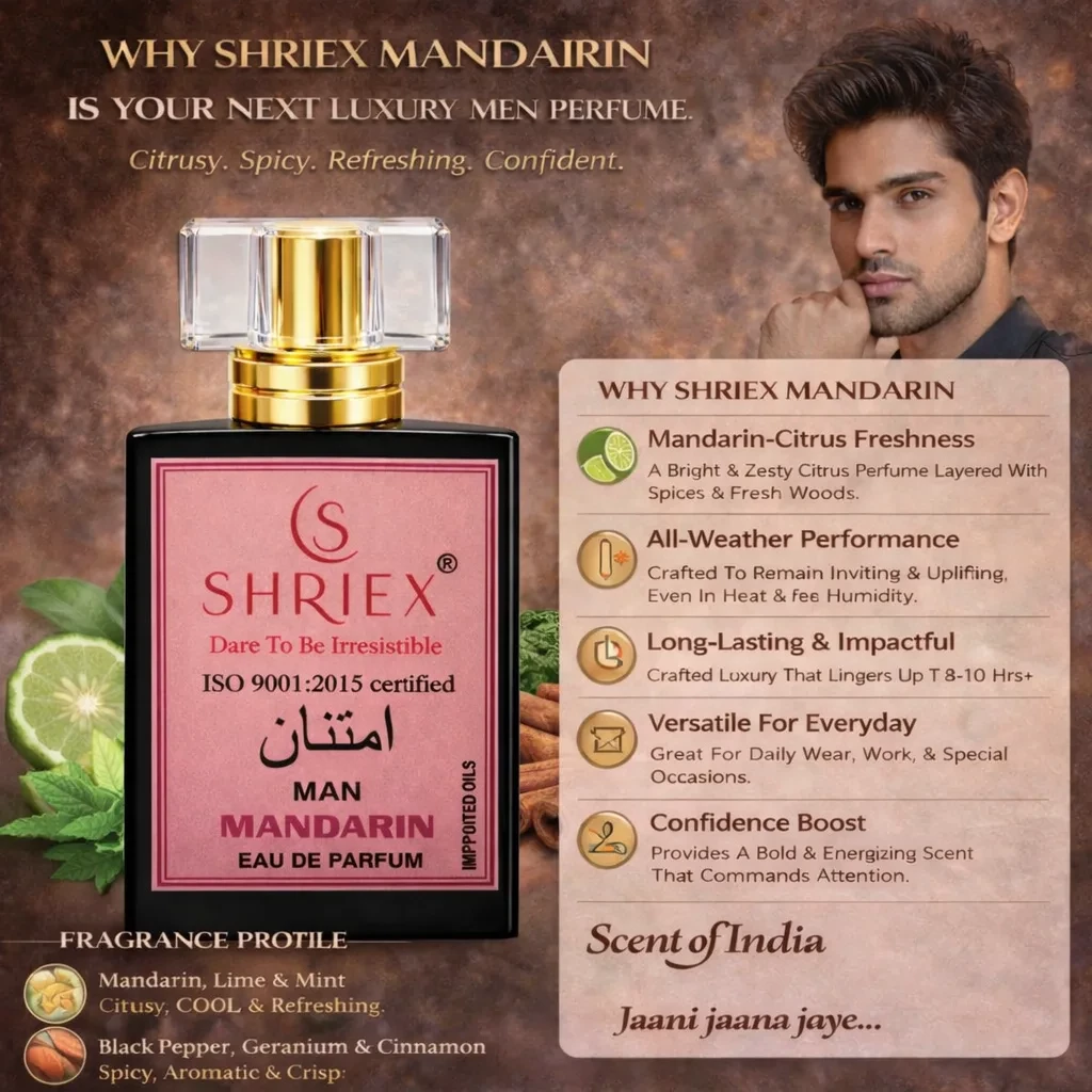 Mandarin Men Luxury Long-Lasting Perfume 50 ml