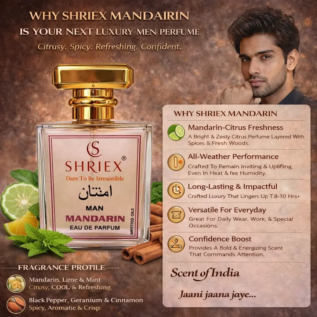 Mandarin Men Luxury Long-Lasting Perfume 50 ml