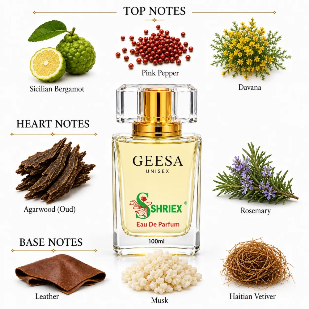 Image of Shriex GEESA Eau De Parfum Unisex Fragrance  – Inspired By  ǦĬŠŠǞH ĬMƤĔŘIAĹ VǞĹĹĔY