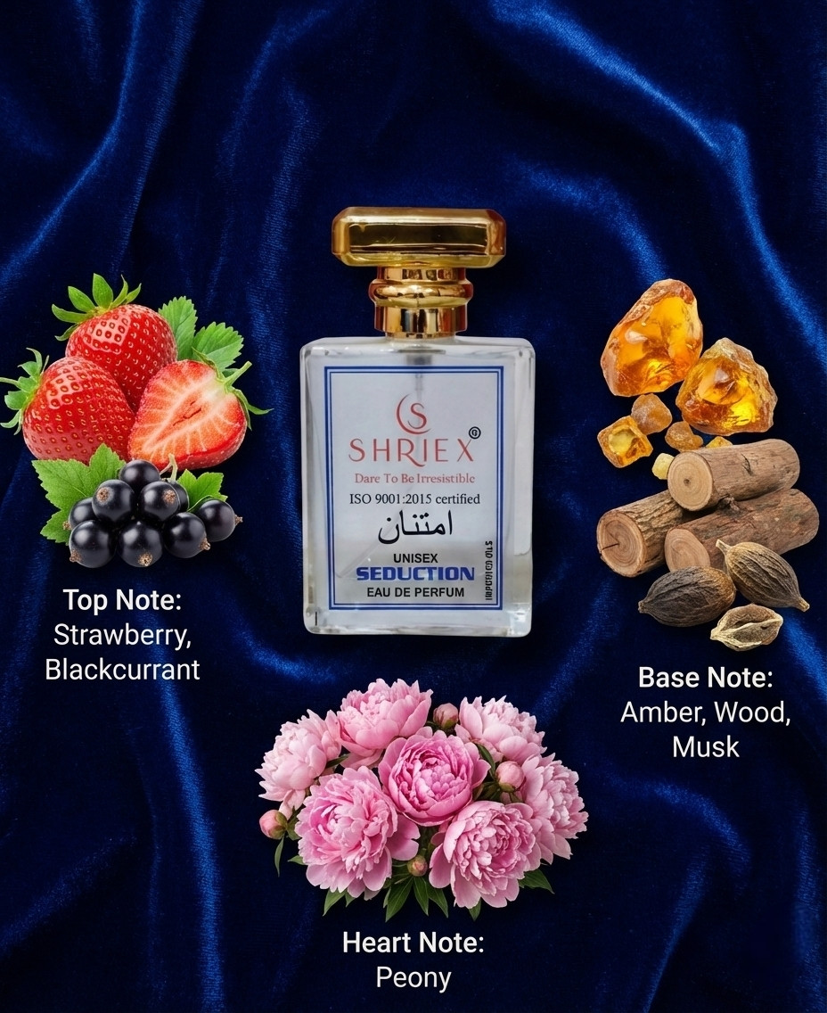 Seduction Unisex Luxury Long-Lasting Perfume 50 ml notes