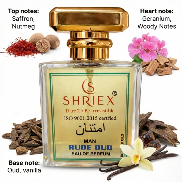 Image of Rude Oud Men Luxury Long-Lasting Perfume 50 ml