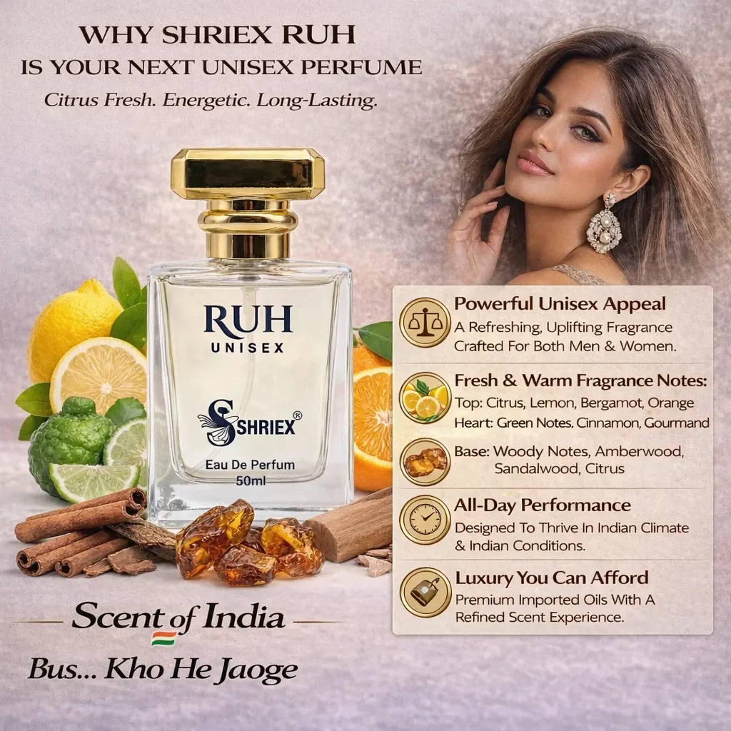 ruh by shriex unisex long lasting luxury perfume