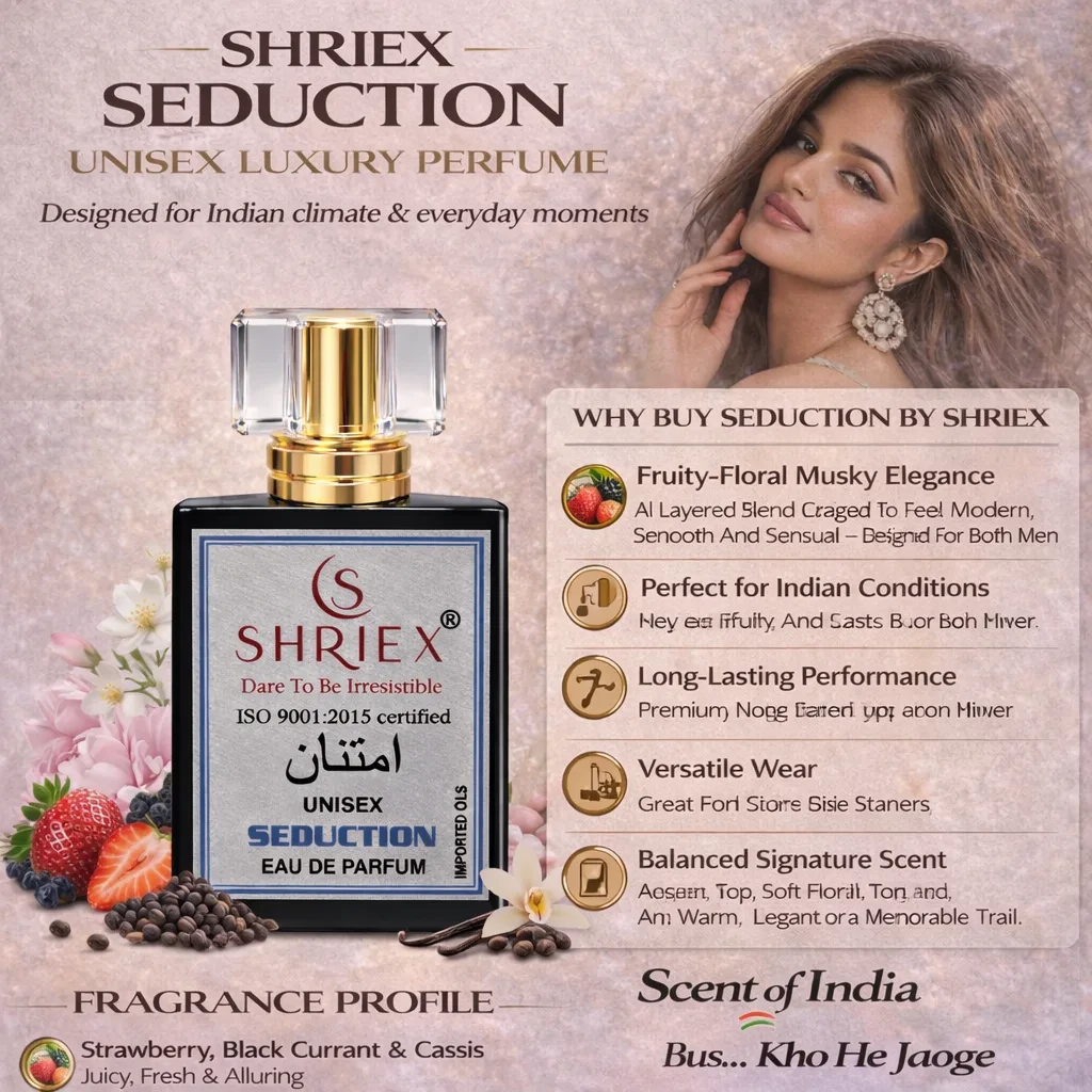 Seduction Unisex Luxury Long-Lasting Perfume 50 ml notes