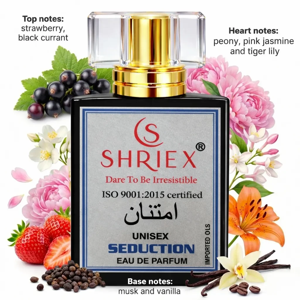 Seduction Unisex Luxury Long-Lasting Perfume 50 ml notes