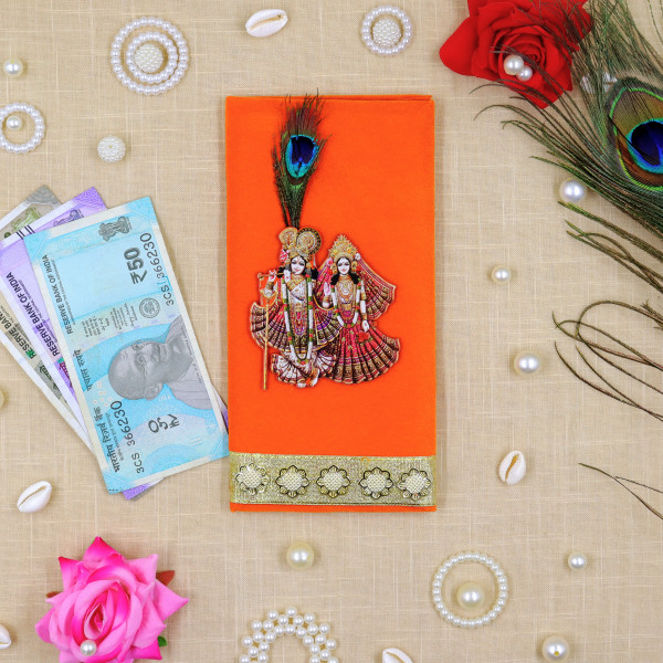 Radha Krishna Shagun Envelopes | Ethnic Festival & Wedding Money Gift Cover