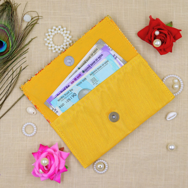 Premium Bandhej Silk Money Envelopes (Set of 11) – Traditional Gifting Shagun Lifafa