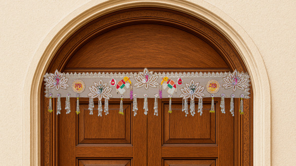 MULTI BEADED ELEFANT LOUTAS SHUBH LABH BANDARWAL TORAN HOME DECORE