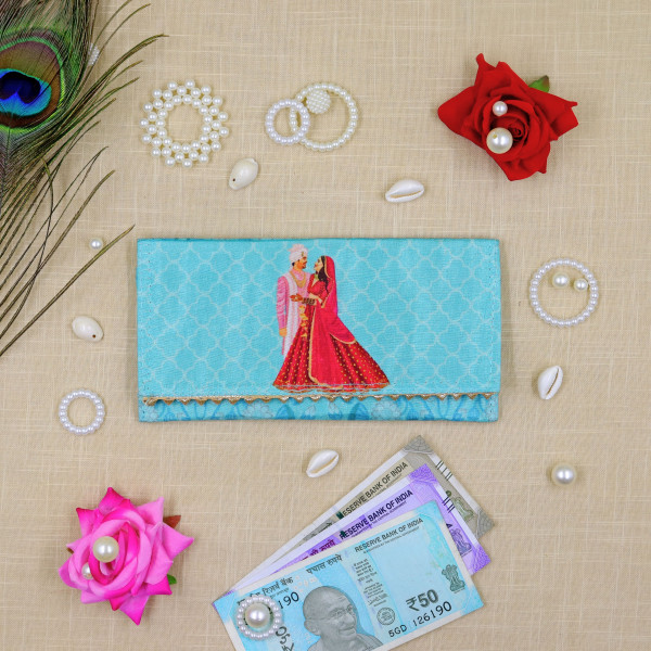 Premium Shagun Money Envelopes – Traditional Wedding Doli & Peacock Design