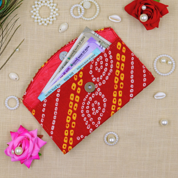 Traditional Rajasthani Bandhani & Leheriya Shagun Envelopes – Premium Gifting