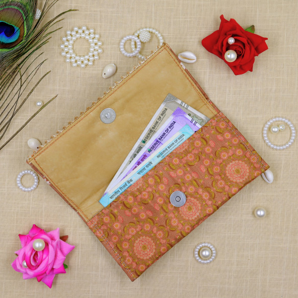 Premium Pichwai Print Shagun Envelopes | Traditional Festive Money Cover