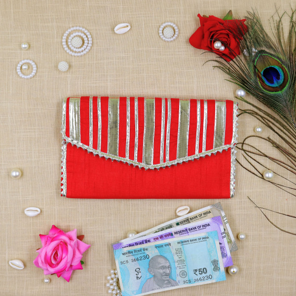 Luxury Gota Work Money Envelope – Vibrant Festive Gift Covers