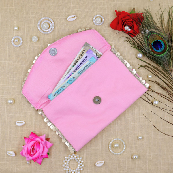 Ethnic Festive Shagun Envelope / Handcrafted Cash Pouch