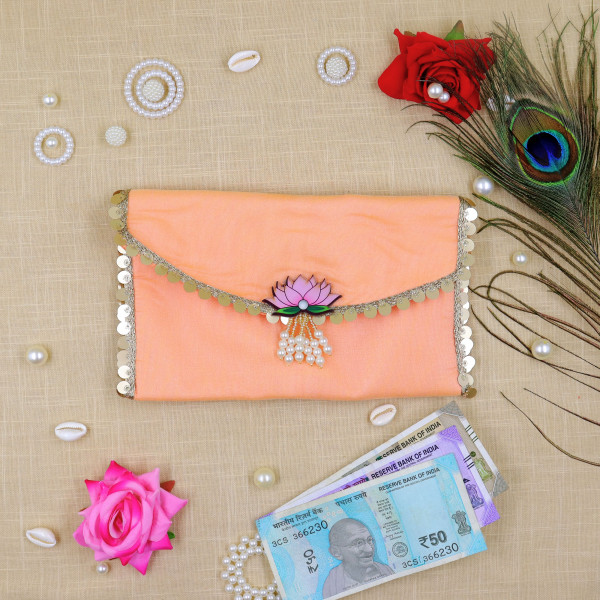 Ethnic Festive Shagun Envelope / Handcrafted Cash Pouch