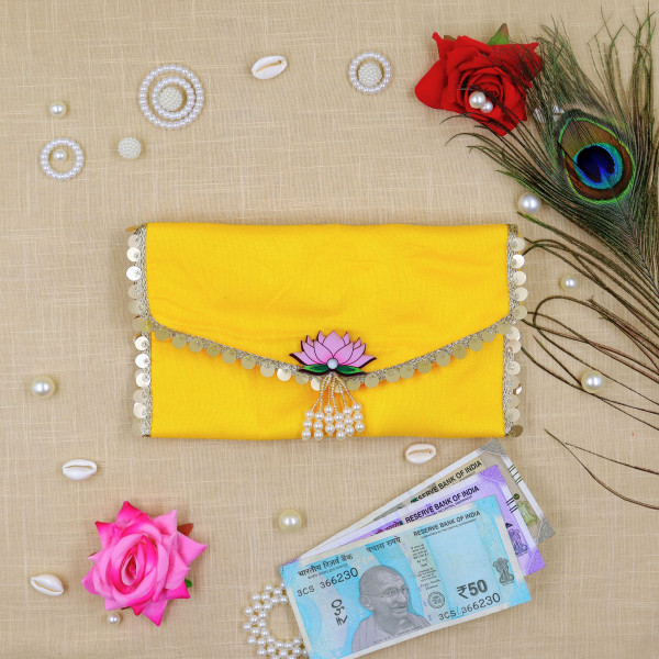 Ethnic Festive Shagun Envelope / Handcrafted Cash Pouch