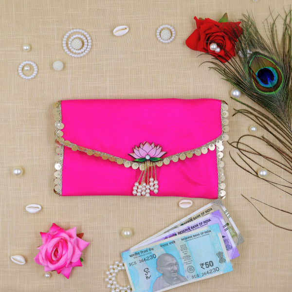 Ethnic Festive Shagun Envelope / Handcrafted Cash Pouch