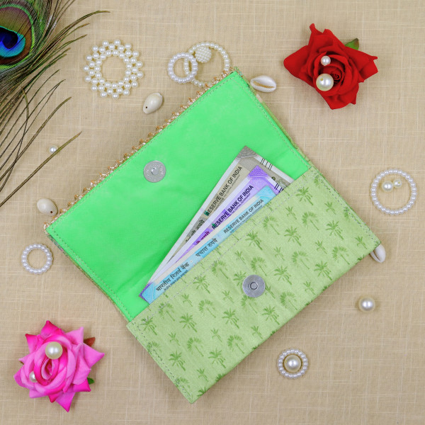 Radha Krishna Printed Money Envelope for Weddings, Festivals & Shagun Gift Cover