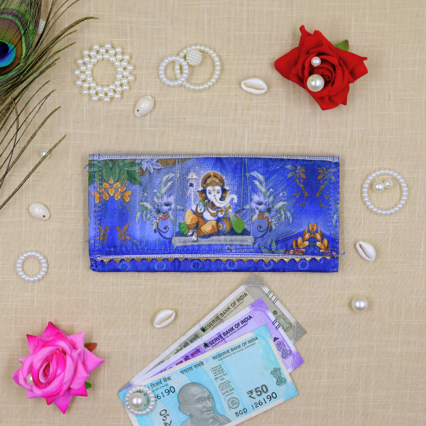 Divine Ganesha Printed Money Envelopes - Vibrant Shagun Lifafa