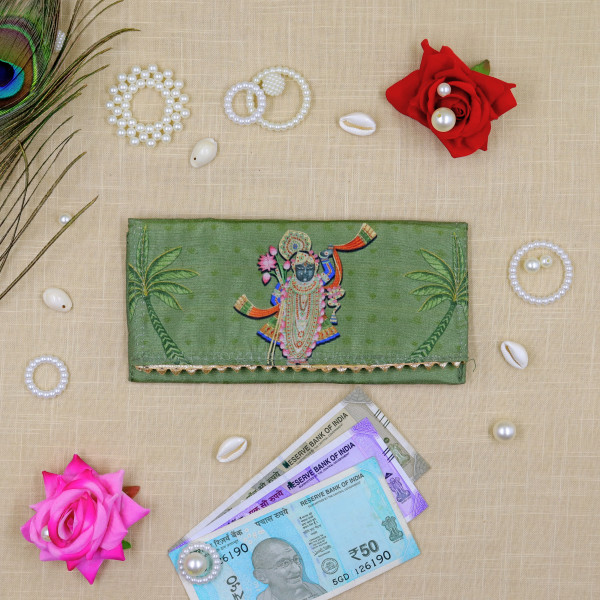 Shrinathji Printed Money Envelopes | Divine Shagun Gift Lifafa Pack
