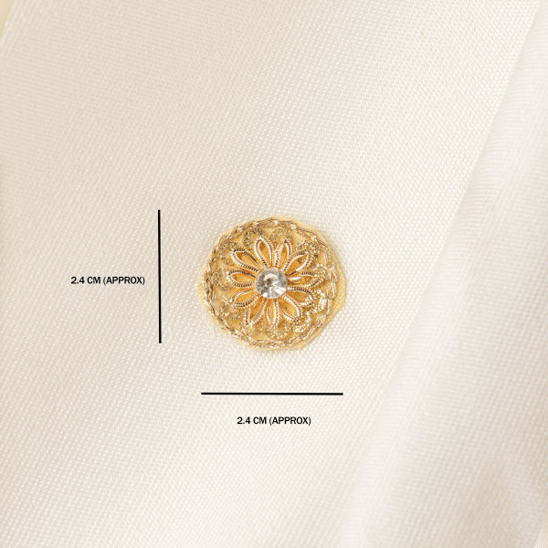 Zardozi Sequin Floral Motif