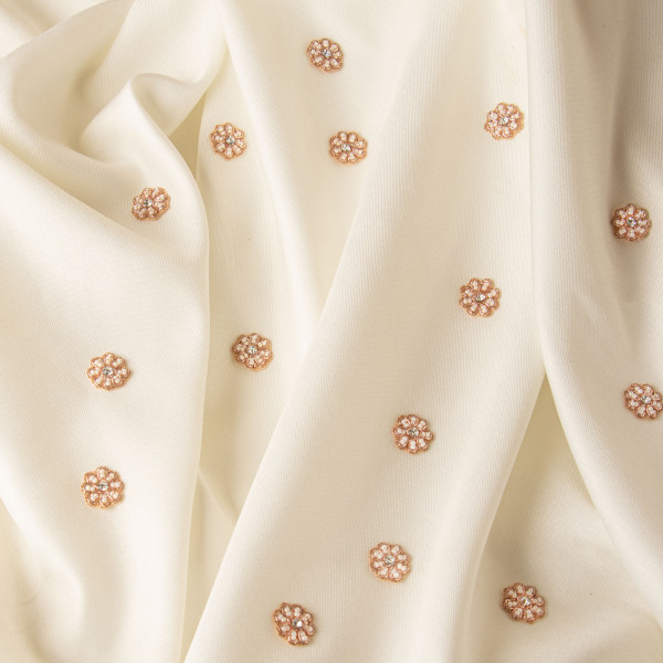 Pearl Zardozi Floral Motif