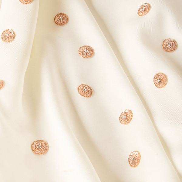 Zardozi Sequin Flower Motif (Gold & Rose Gold)