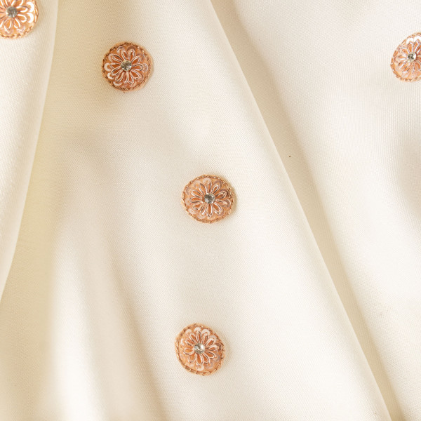 Zardozi Sequin Flower Motif (Gold & Rose Gold)