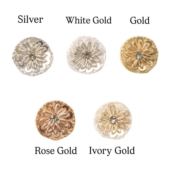 Zardozi Sequin Floral Motif