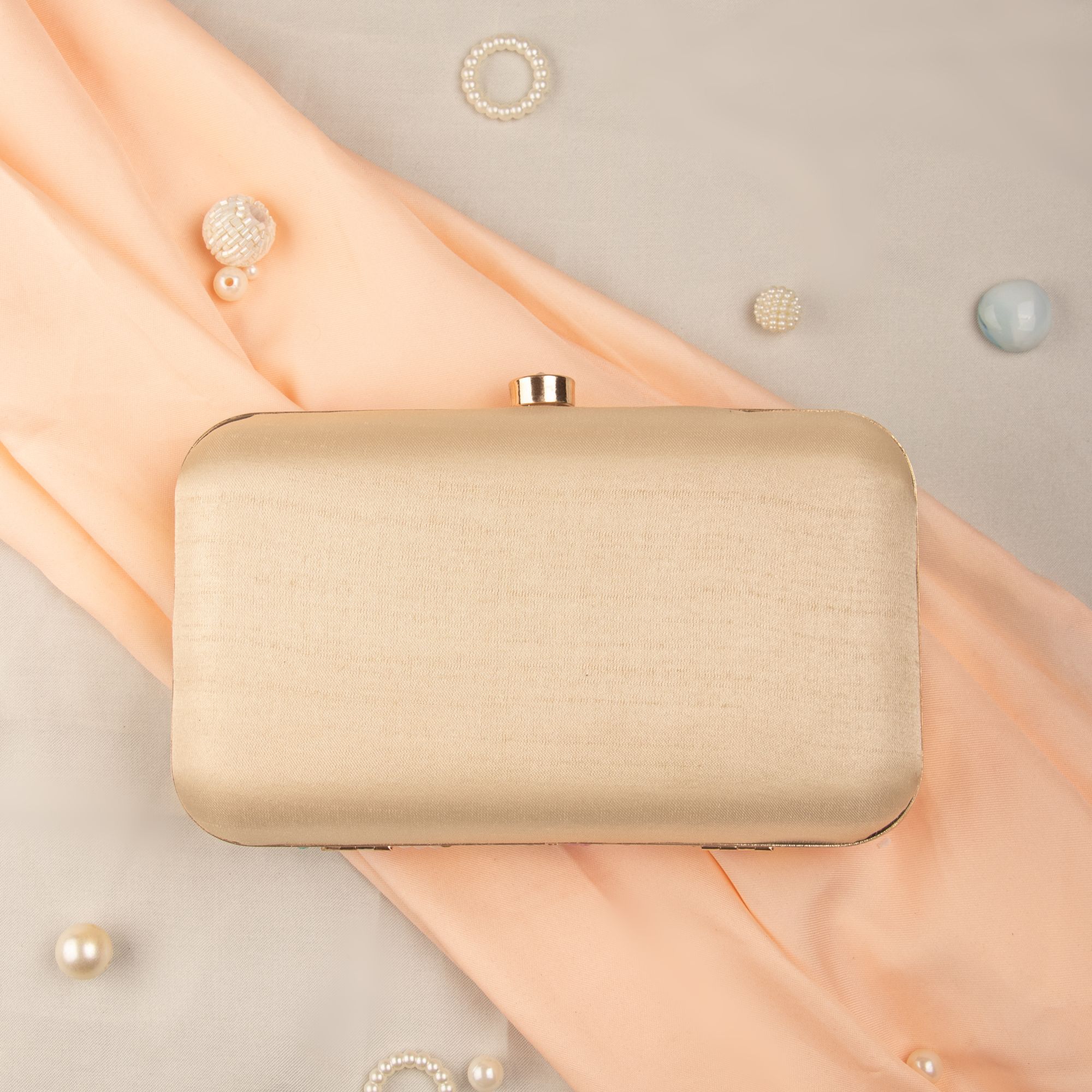 Leather Clutch Beige Evening Bag Beige Silk Wedding Clutch Bride