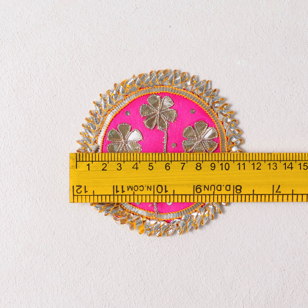 Pack Of 10Pcs Traditional Gota Patti Flower Patch | Artisan Floral Motif for Ethnic Outfits & DIY Designing