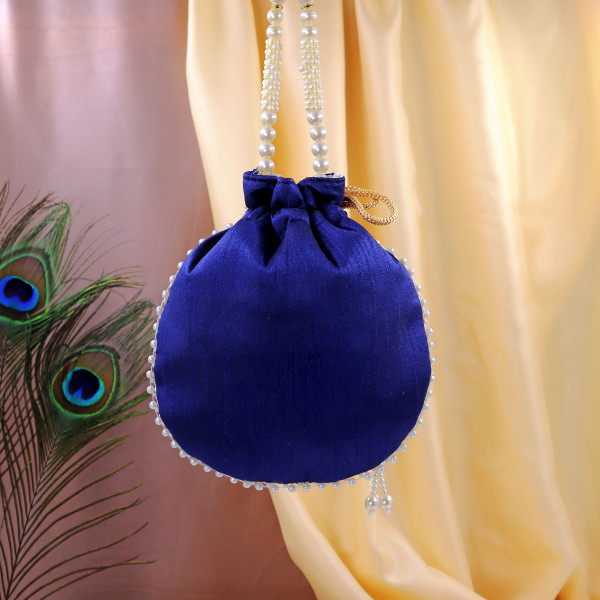 Pack Of 10pc Luxury Beaded Embroidery Potli Bag | Handcrafted Wedding & Festive Wristlet