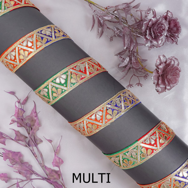 Gota Patti Zig-Zag Lace Trim – Festive DIY Craft & Saree Border