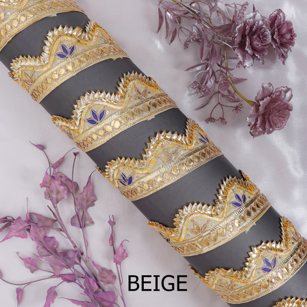 Traditional Gota Patti Cut Work Lace | Designer Border for Saree & Crafts