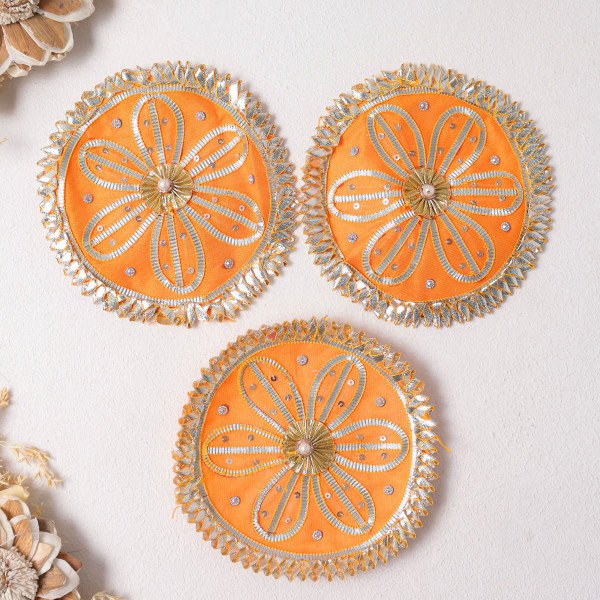 Pack Of 10pcs Traditional Gota Patti Applique Motif Patch for Dresses & DIY