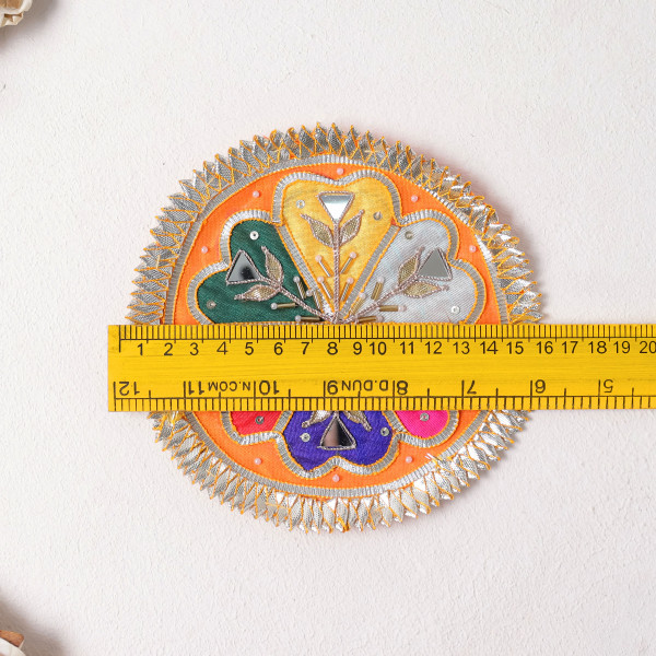 Pack of 10pcs Colorful Gota Patti Floral Embellished Applique Patch